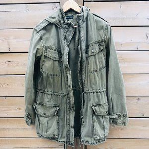 Talula Green Utility Jacket | XS
